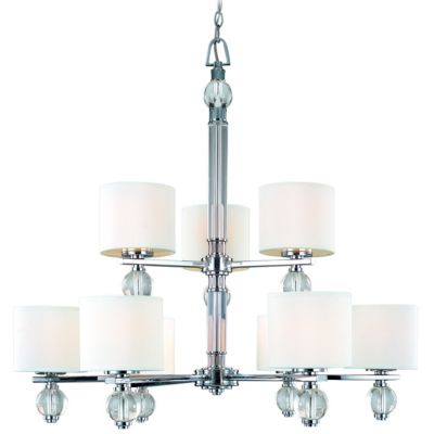 Bentley 9-Light Chandelier by Troy Lighting - Starlight Lighting USA and Canada
